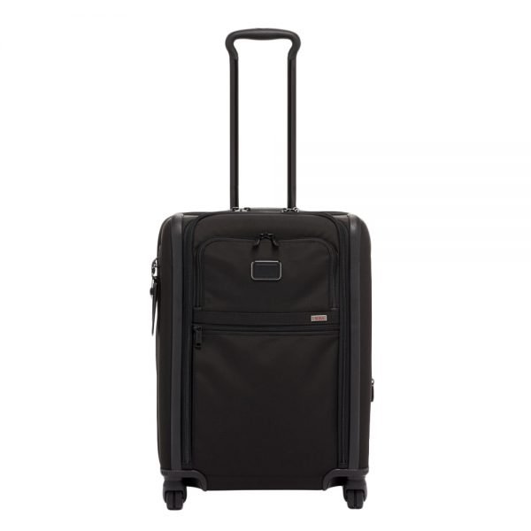 Tumi Alpha Continental Dual Access 4 Wheeled Carry-On black Zachte koffer