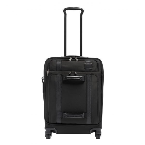 Tumi Merge Continental Front Lid 4 Wheeled Carry-On black Zachte koffer