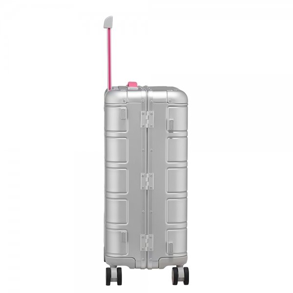 American Tourister Alumo Spinner 55 Neon pink Harde Koffer van Aluminium