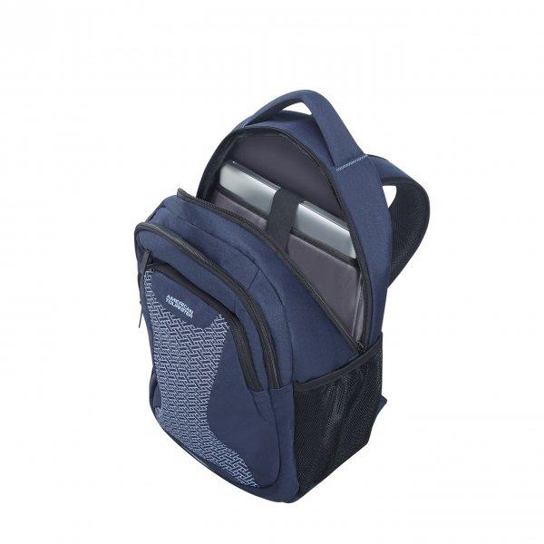 American Tourister At Work Laptop Backpack 15.6&apos;&apos; Knit blue melange backpack van Polyester