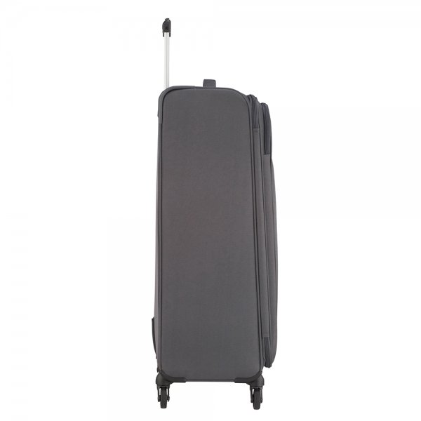 American Tourister Heat Wave Spinner 80 charcoal grey Zachte koffer van Polyester