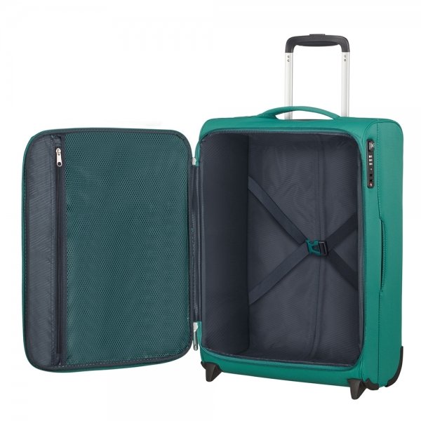 American Tourister Lite Ray Upright 55 forest green Zachte koffer