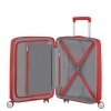 American Tourister Soundbox Spinner 55 Expandable coral red Harde Koffer van Polypropyleen