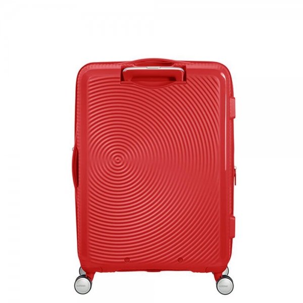 American Tourister Soundbox Spinner 67 Expandable coral red Harde Koffer van Polypropyleen