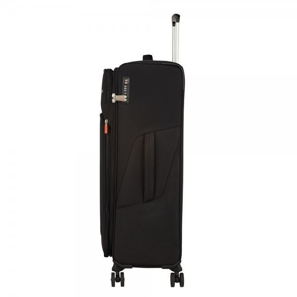 American Tourister Summerfunk Spinner 79 Expandable black Zachte koffer van Polyester