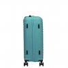 American Tourister Wavetwister Spinner 66 aqua turquoise Harde Koffer van ABS
