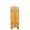 American Tourister Wavetwister Spinner 77 sunset yellow Harde Koffer van ABS