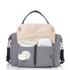 Babymel Jade Diaper Bag grey Luiertas van Polyester