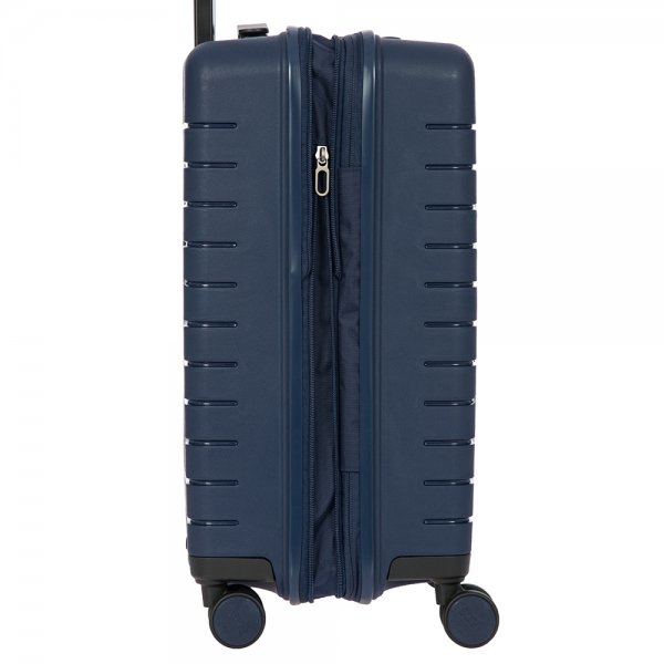 Bric&apos;s Ulisse Trolley Expandable 55 USB ocean blue Harde Koffer