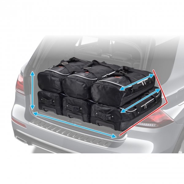 Car-Bags Basics Reistas Met Wielen 90 zwart Trolley Reistas van Nylon