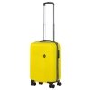 CarryOn Connect 4 Wiel Trolley 55 USB yellow Harde Koffer van Polycarbonaat