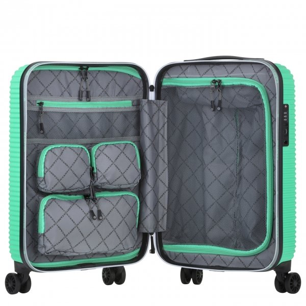 CarryOn Connect Trolleyset 2pc green