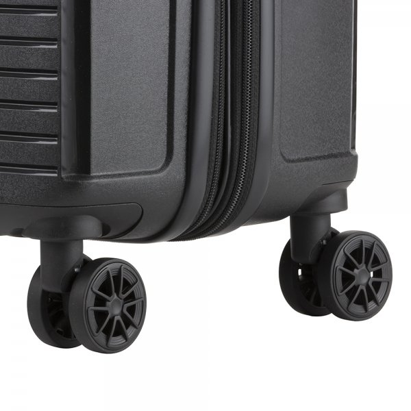 CarryOn Transport 4 Wiel Trolley 67 Expandable black Harde Koffer