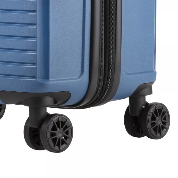 CarryOn Transport 4 Wiel Trolley 67 Expandable blue Harde Koffer