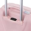 CarryOn Wave Koffer 55 baby roze Harde Koffer van ABS