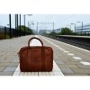 DSTRCT Main Street Workingbag 15.6'' cognac van Leer