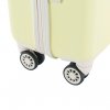 Decent Star-Maxx Trolley 55 pastel yellow Harde Koffer van ABS