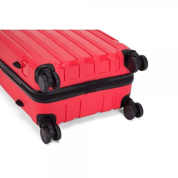 Decent X-Motion Trolley 55 red Harde Koffer van Polypropyleen