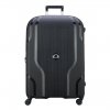 Delsey Clavel 4 Wiel Trolley 83 Expandable black Harde Koffer