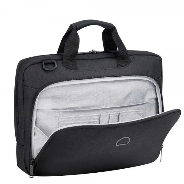 Delsey Esplanade One Compartment Laptop Bag 15.6" deep black van Polyester