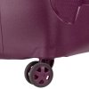 Delsey Moncey 4 Wheel Trolley 70 purple Harde Koffer van Polypropyleen