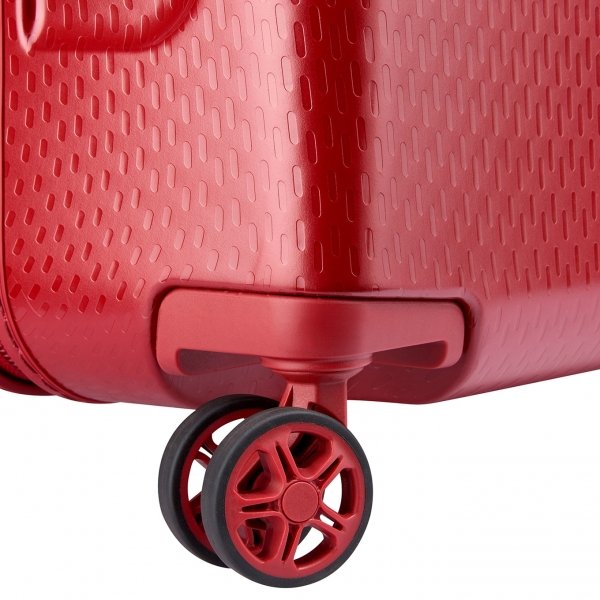 Delsey Turenne 4 Wheel Trolley 55 rouge2 Harde Koffer