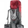 Deuter Aircontact 45 + 10 Backpack cranberry/graphite backpack van Nylon