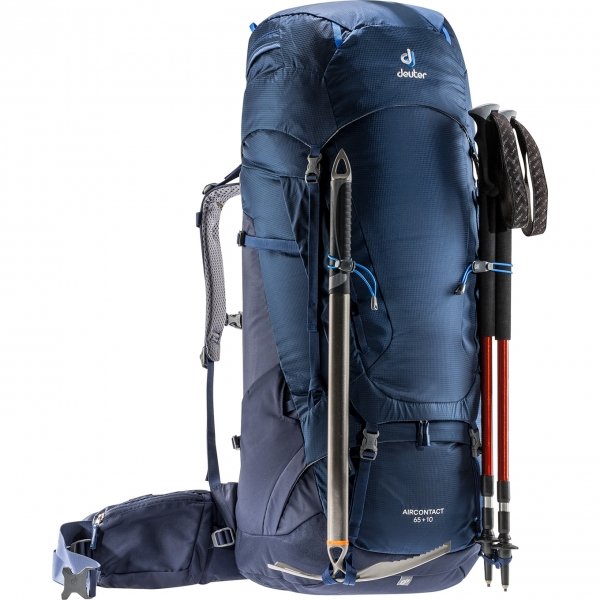 Deuter Aircontact 65 + 10 Backpack khaki/navy backpack