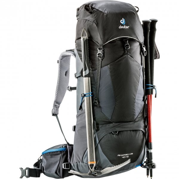Deuter Aircontact Lite 40+10 Backpack black / graphite backpack van Nylon