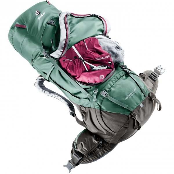 Deuter Aircontact Pro 55 + 15 SL seagreen/coffee backpack