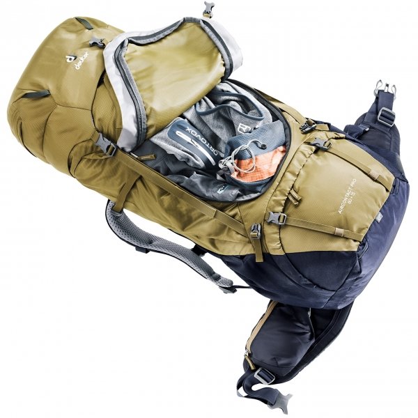 Deuter Aircontact Pro 60 + 15 clay/navy backpack