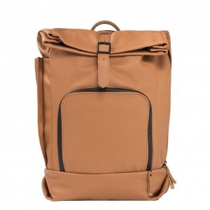 Dusq Family Bag Leather sunset cognac backpack