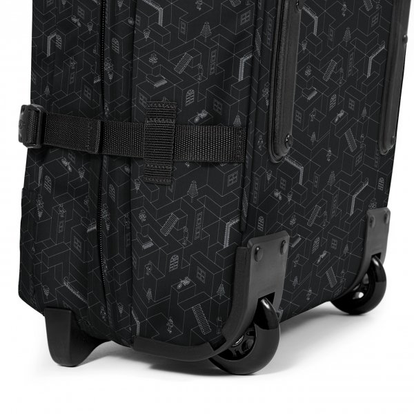 Eastpak Tranverz S blocks black Handbagage koffer Trolley van Polyester