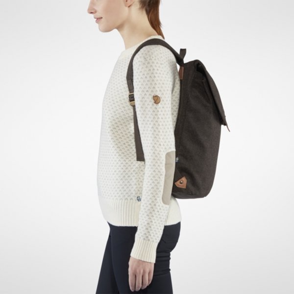 Fjallraven Norrvage Foldsack brown backpack van Polyester
