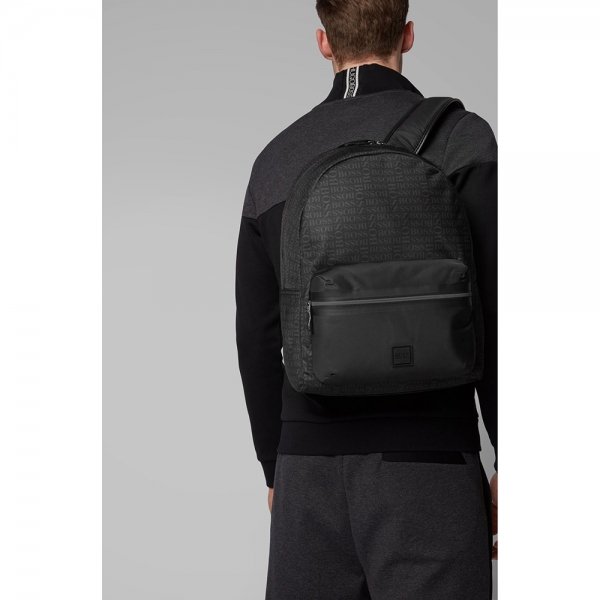 Hugo Boss Lighter Backpack black van Polyester
