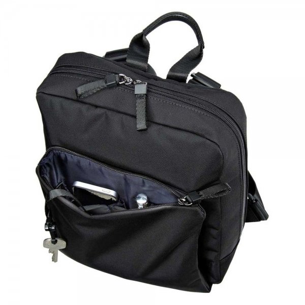 Leonhard Heyden Soho Backpack black backpack van Nylon