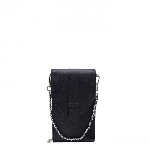 MOSZ Phone Bag Saffiano black Damestas