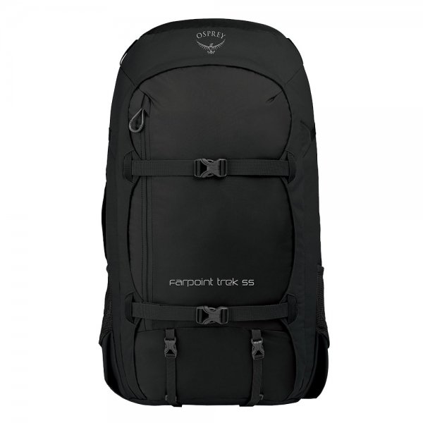 Osprey Farpoint Trek 55 black backpack