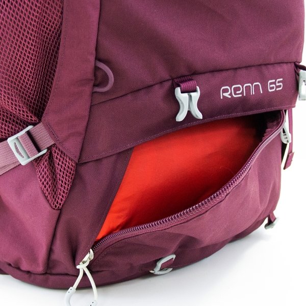 Osprey Renn 50 Women&apos;s Backpack aurora purple backpack van Polyester