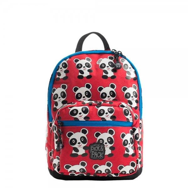 Pick & Pack Cute Panda Backpack S red multi Kindertas
