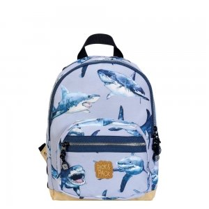 Pick & Pack Cute Shark Backpack S light blue Kindertas