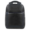 Piquadro Blue Square Fast Check Computer Backpack with iPad 10.5