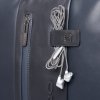 Piquadro Urban PC and iPad backpack with anti-theft cable blue backpack