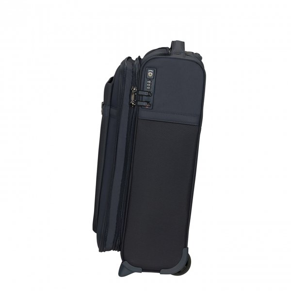 Samsonite Airea Upright 55 Exp Toppocket dark blue Handbagage koffer