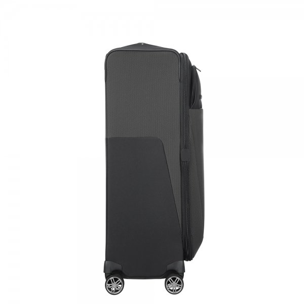 Samsonite B-Lite Icon Spinner 78 Expandable black Zachte koffer van Polyester