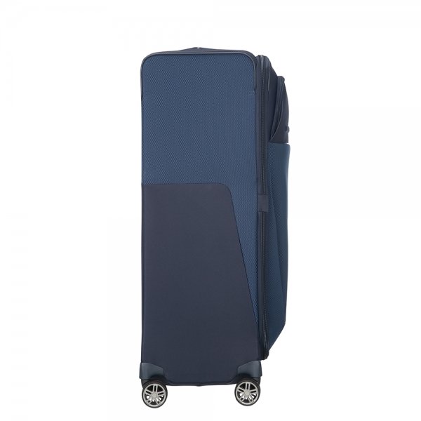 Samsonite B-Lite Icon Spinner 83 Expandable dark blue Zachte koffer van Polyester
