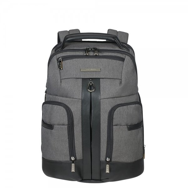 Samsonite Checkmate Laptop Backpack 15.6&apos;&apos; C Zip grey backpack van Nylon