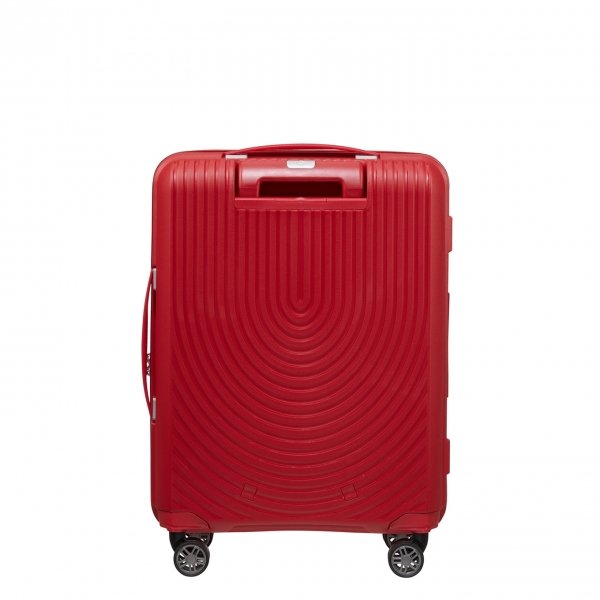 Samsonite Hi-Fi Spinner 55 Exp red Harde Koffer van Polypropyleen