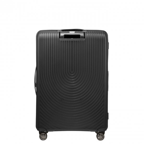 Samsonite Hi-Fi Spinner 75 Exp black Harde Koffer van Polypropyleen