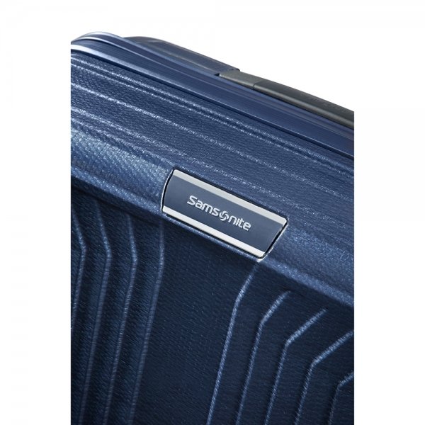 Samsonite Lite-Box Spinner 55 deep blue Harde Koffer van Curv